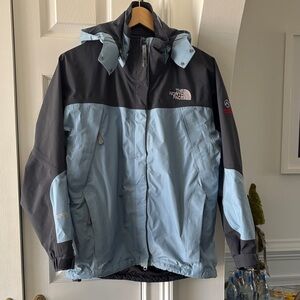 The North Face Summit Series GORE-TEX XCR hooded jacket in blue Gray Women’s S